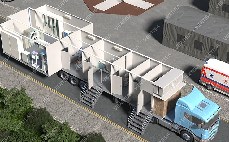 mobil CT Scan ve MRI kliniği