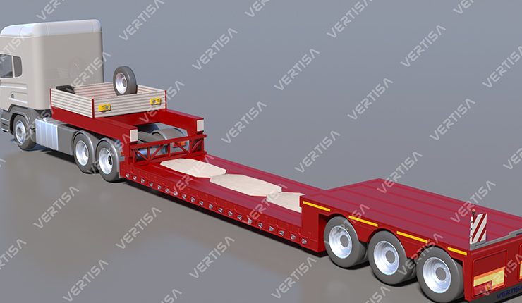 low loader treyler