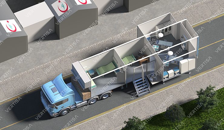 mobil ameliyathane aracı