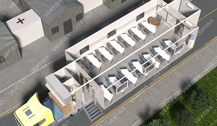 mobil okul ve eğitim aracı